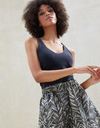 Bicolor Silk Short And Mini Shorts