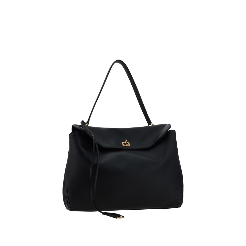 Black Calf Leather Bos Taurus Shoulder Bag