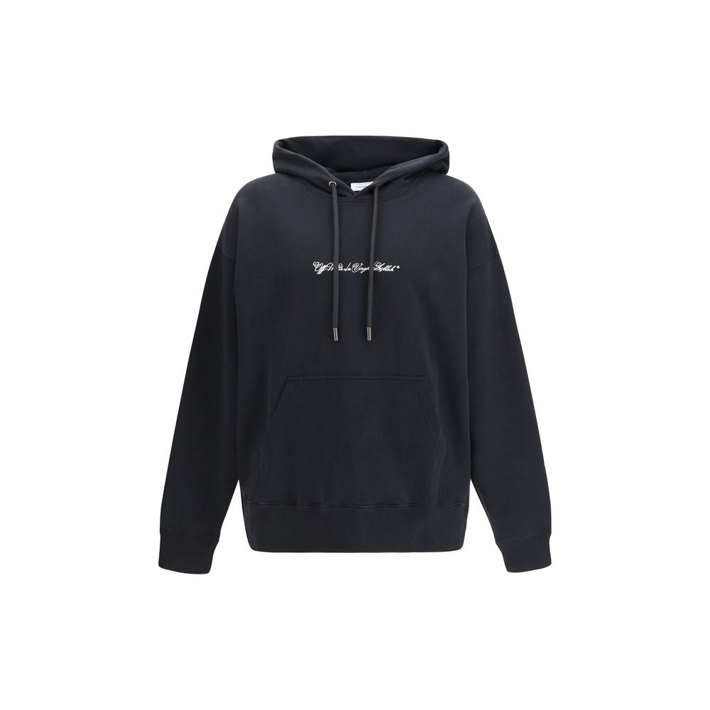 Black Cotton Sweatshirt