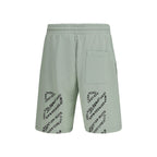 Bicolor Cotton Bermuda Shorts