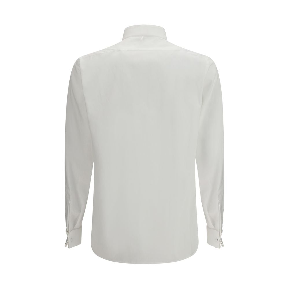 White Cotton Dress Shirt