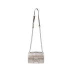 Gray Polyester Handbag