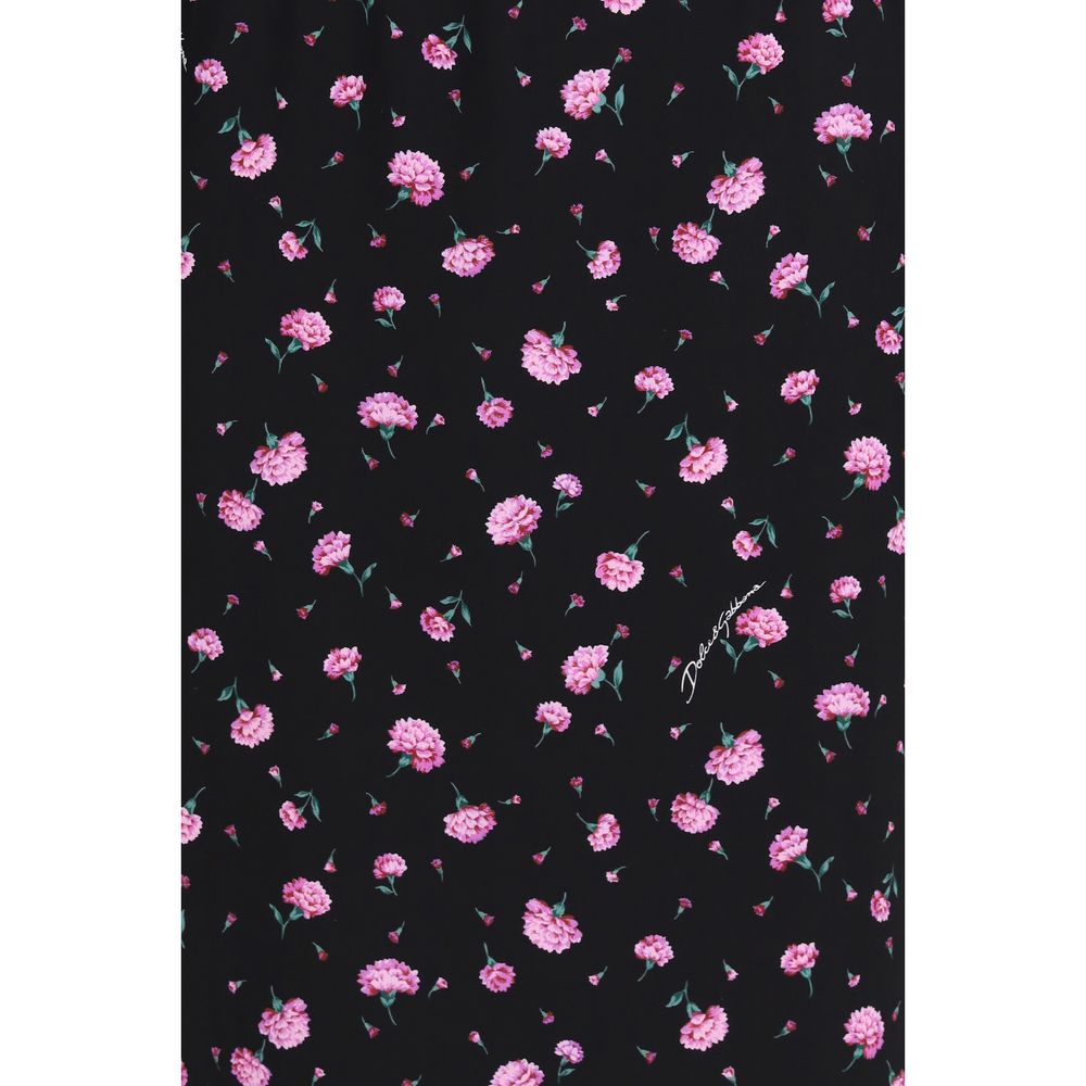 Multicolor Silk Casual Dress