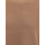 Brown Polyester T-Shirt