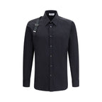 Black Cotton Dress Shirt