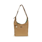 Beige Calf Leather Bos Taurus Shoulder Bag