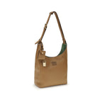 Beige Calf Leather Bos Taurus Shoulder Bag