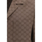 Brown Linen Shortsleeve Shirt