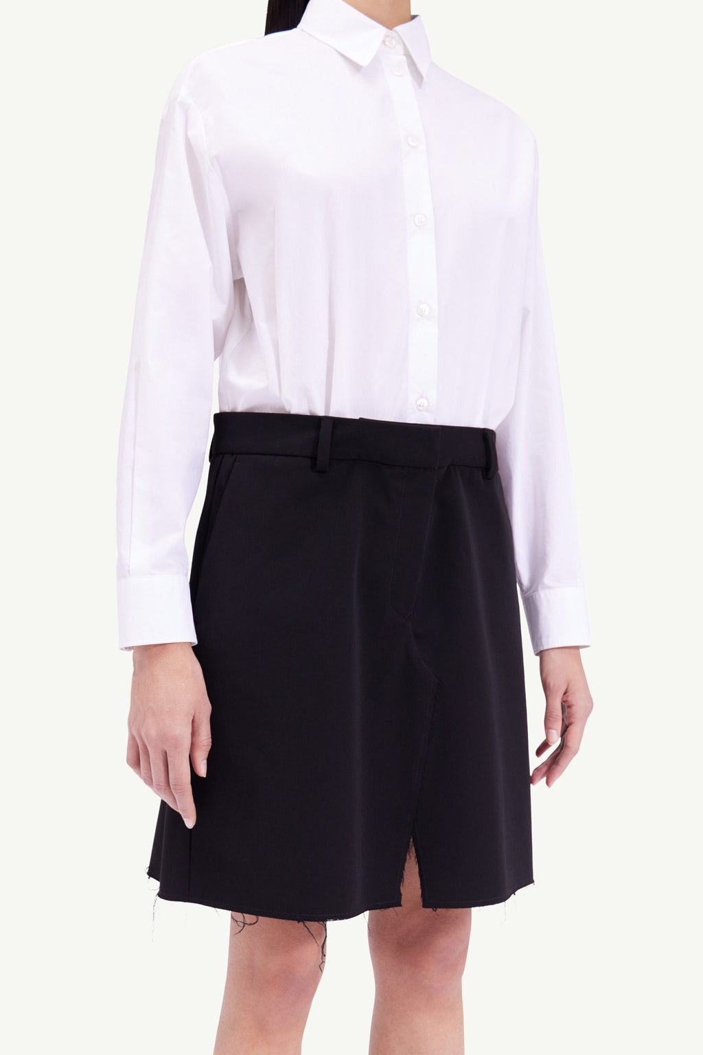 Bicolor Fibres Bermuda Shorts