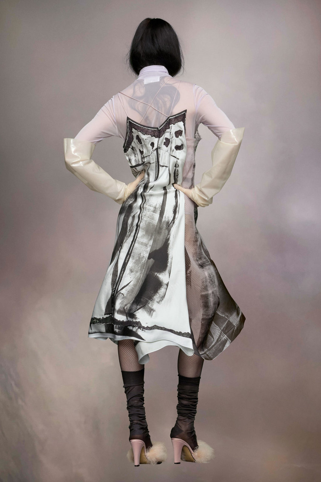 Green Fibres Midi Dress