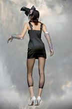 Black Fibres Short Dress