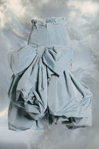 Blue Fibres Midi Skirt