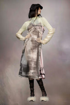 Fuchsia Fibres Midi Dress