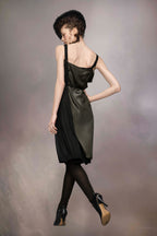 Black Fibres Midi Dress