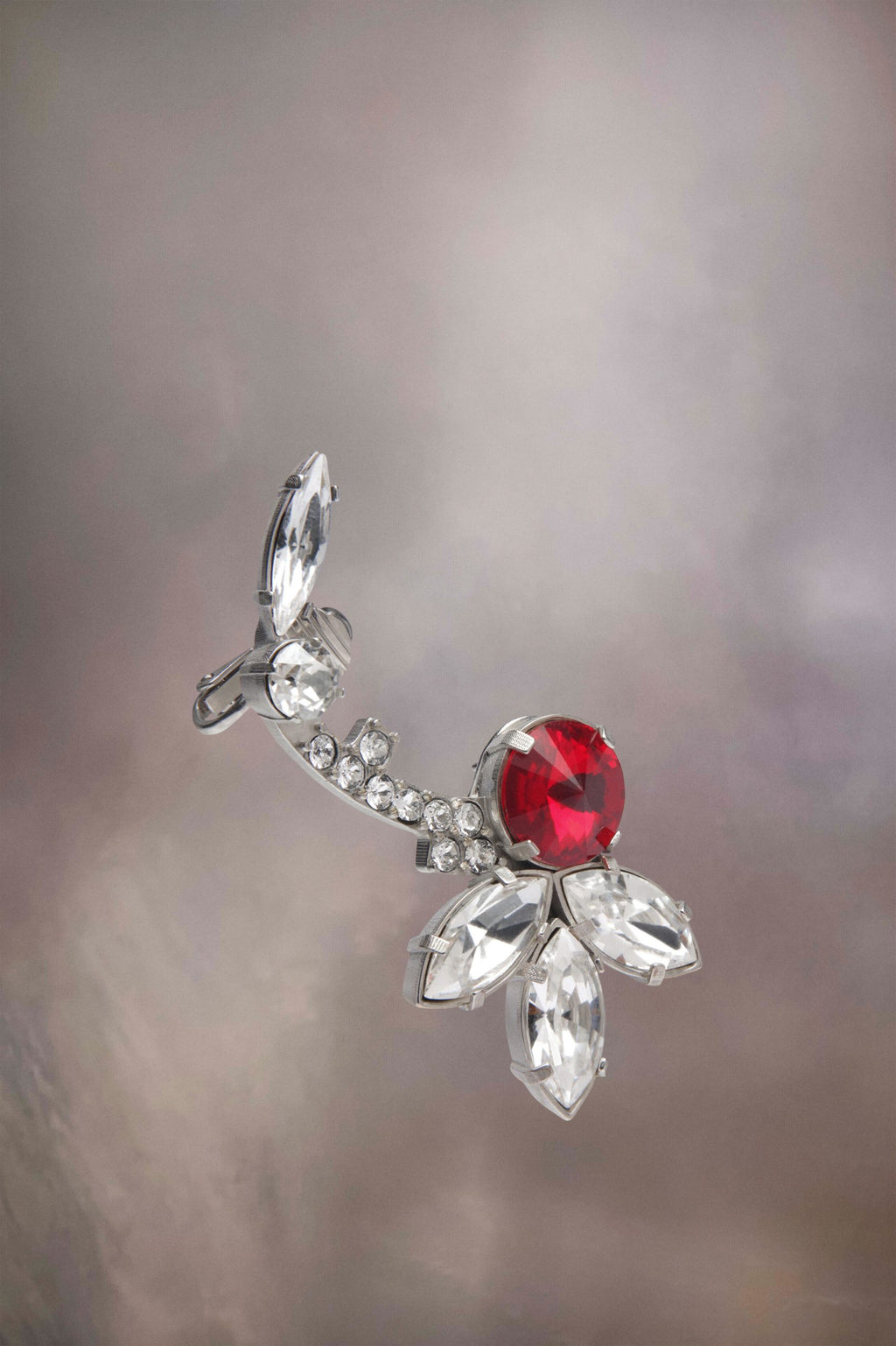 Bicolor Fibres Earrings