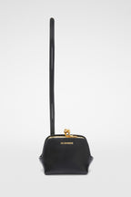 Black Fibres Clutch Bag