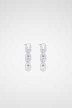 Silver Fibres Earrings