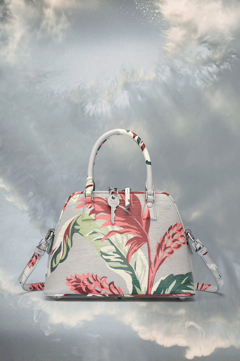 Gray Fibres Crossbody Bag