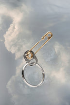 Gold Fibres Earrings