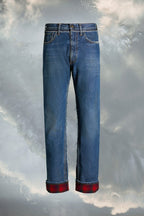 Blue Fibres Straight-Leg Jeans