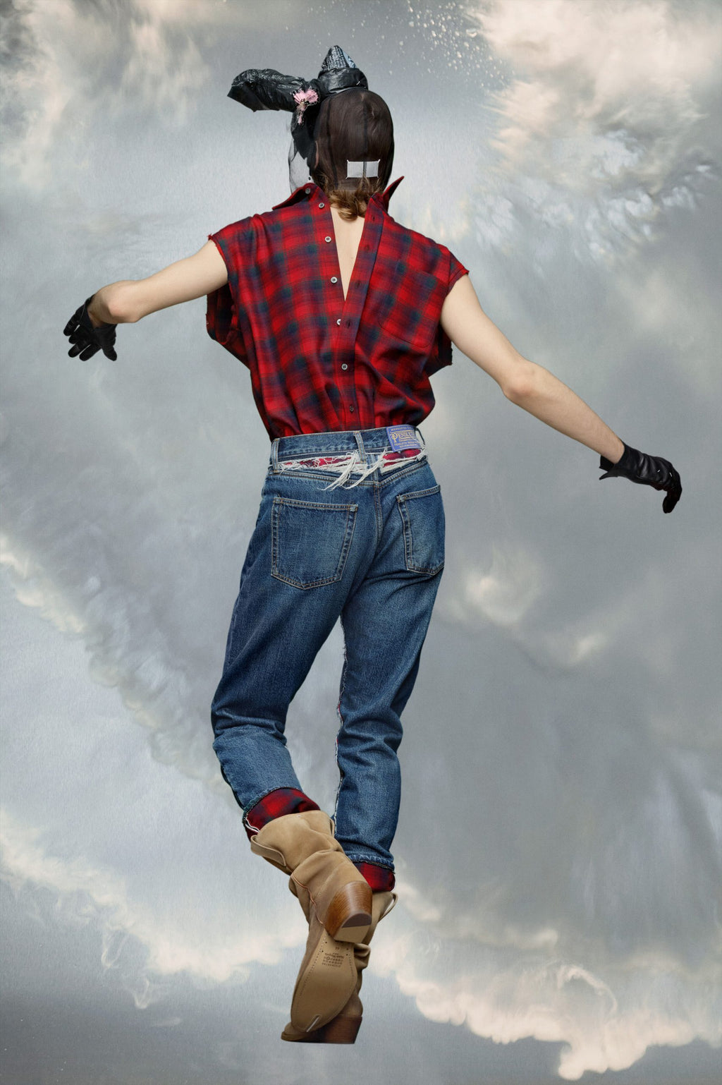 Blue Fibres Straight-Leg Jeans