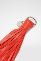 Beige Fibres Keychain