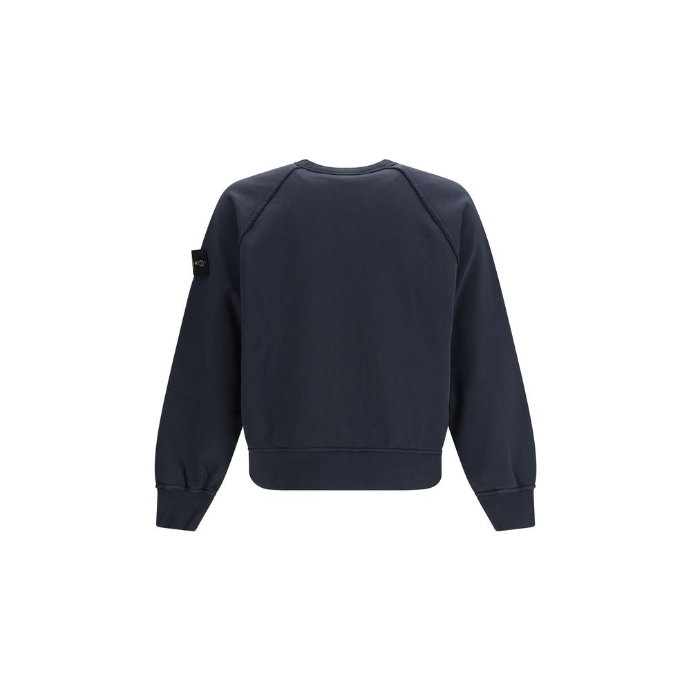 Blue Cotton Sweatshirt