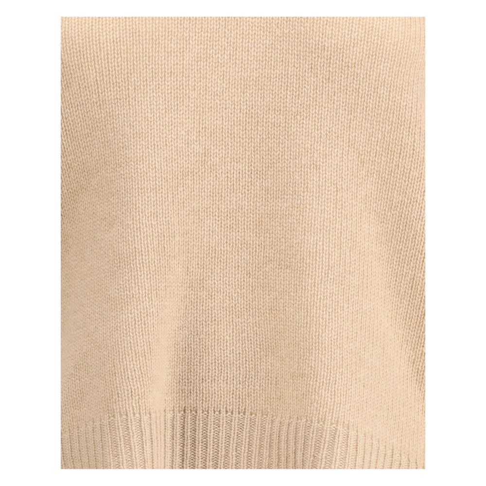 Beige Cashmere Sweater