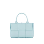 Blue Lamb Leather Tote Bag