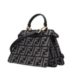 Black Fabric Handbag