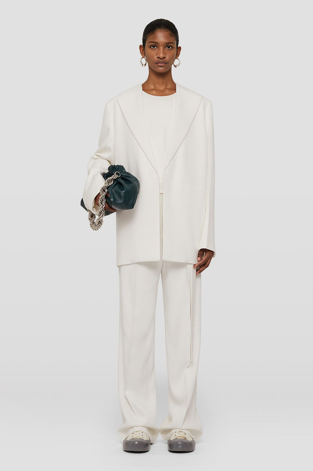 Beige Fibres Tank Tops