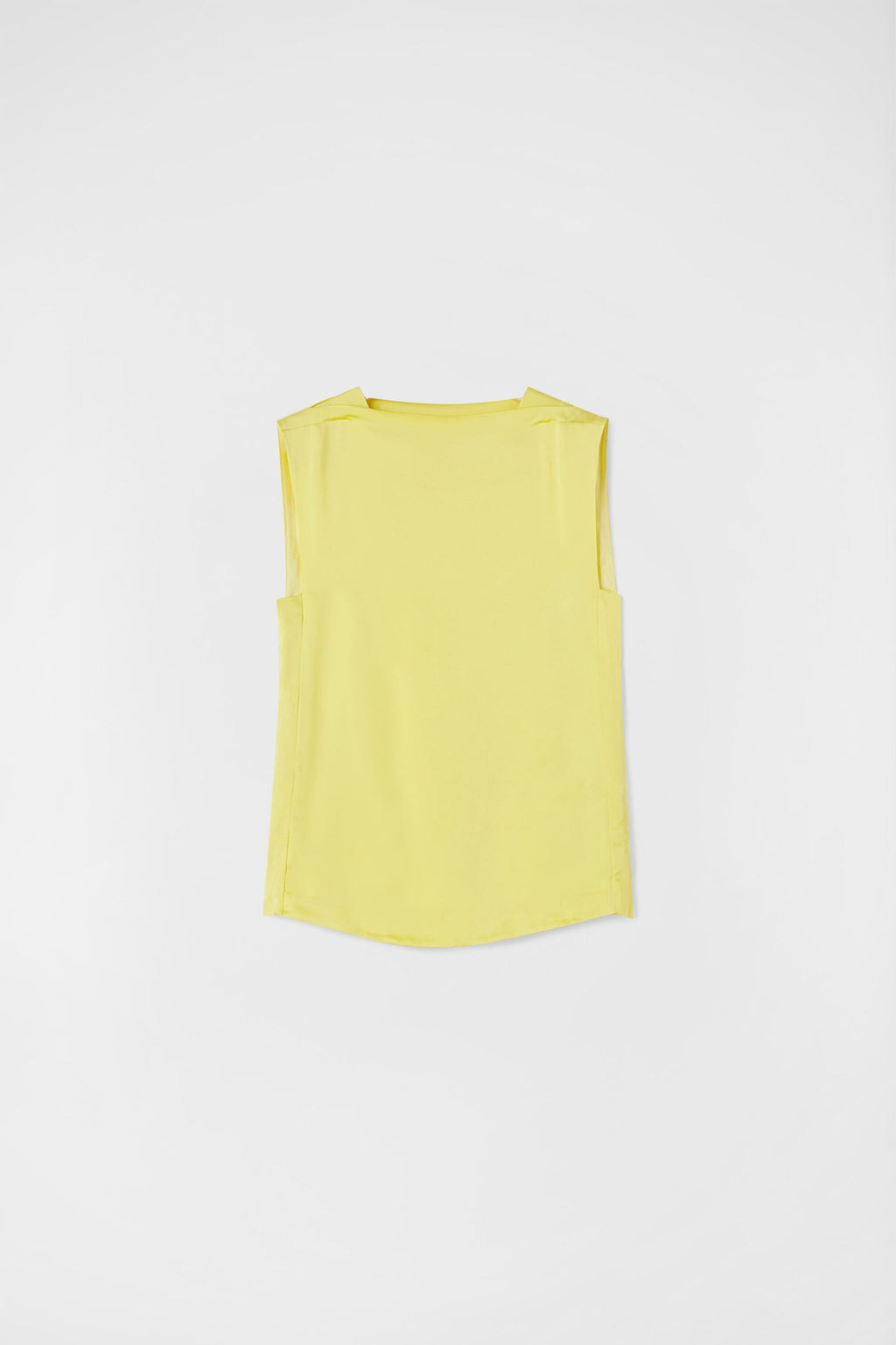 Yellow Fibres Tank Tops