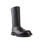 Black Calfskin Boots