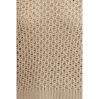 Beige Fleece Wool Sweatshirt