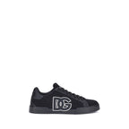 Black Calf Leather Bos Taurus Low Top Sneakers