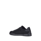Black Calf Leather Bos Taurus Low Top Sneakers