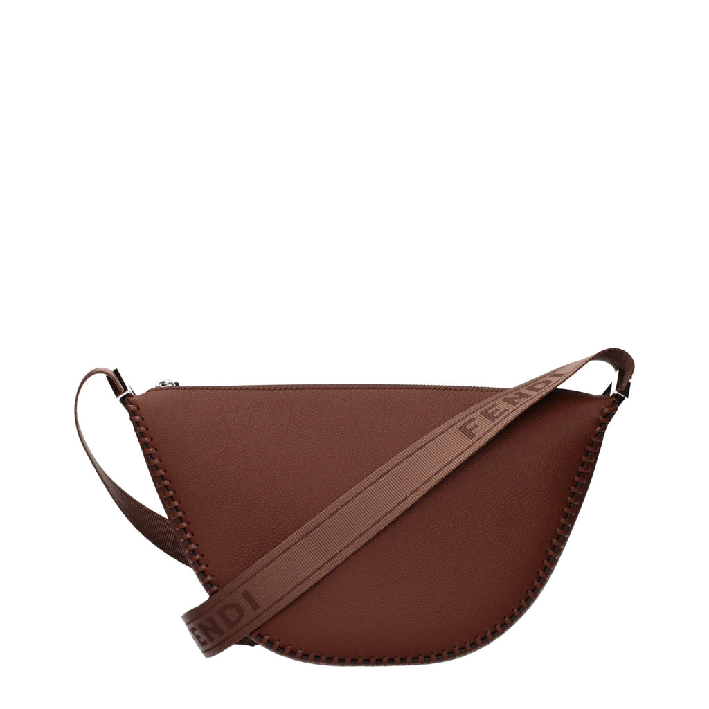 Brown Leather Crossbody Bag