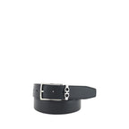 Black Calf Leather Bos Taurus Belt