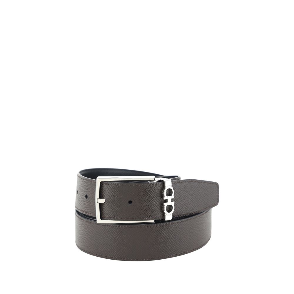 Black Calf Leather Bos Taurus Belt