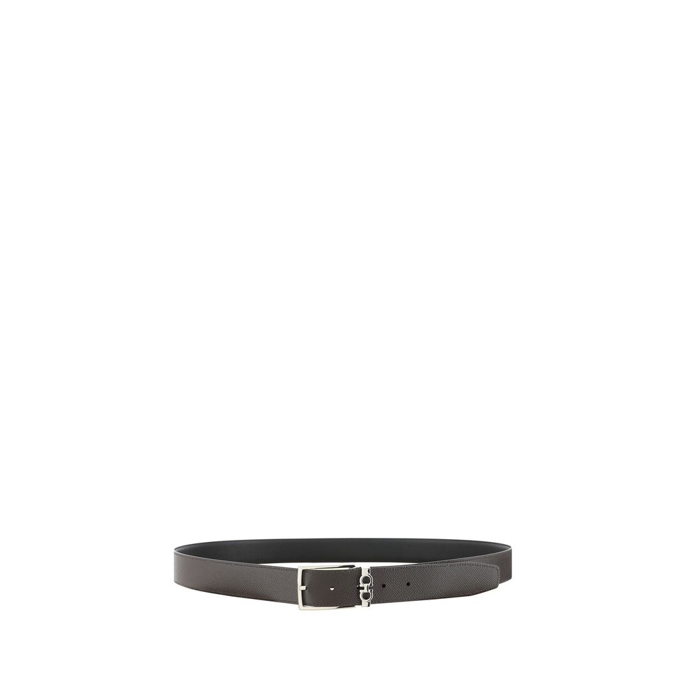 Black Calf Leather Bos Taurus Belt