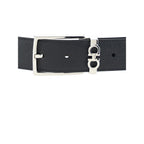 Black Calf Leather Bos Taurus Belt
