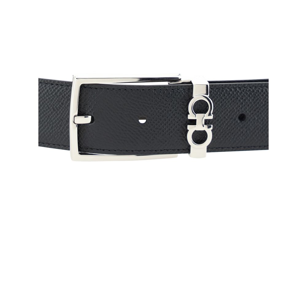 Black Calf Leather Bos Taurus Belt