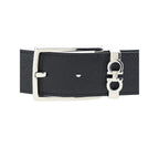 Black Calf Leather Bos Taurus Belt