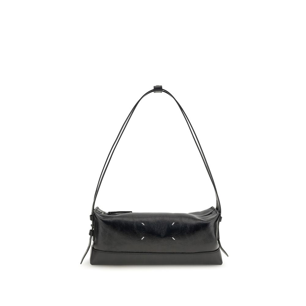 Black Calf Leather Bos Taurus Shoulder Bag