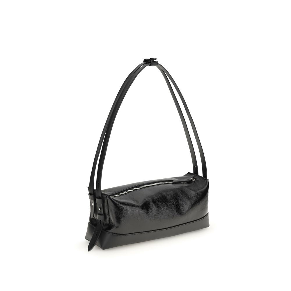Black Calf Leather Bos Taurus Shoulder Bag