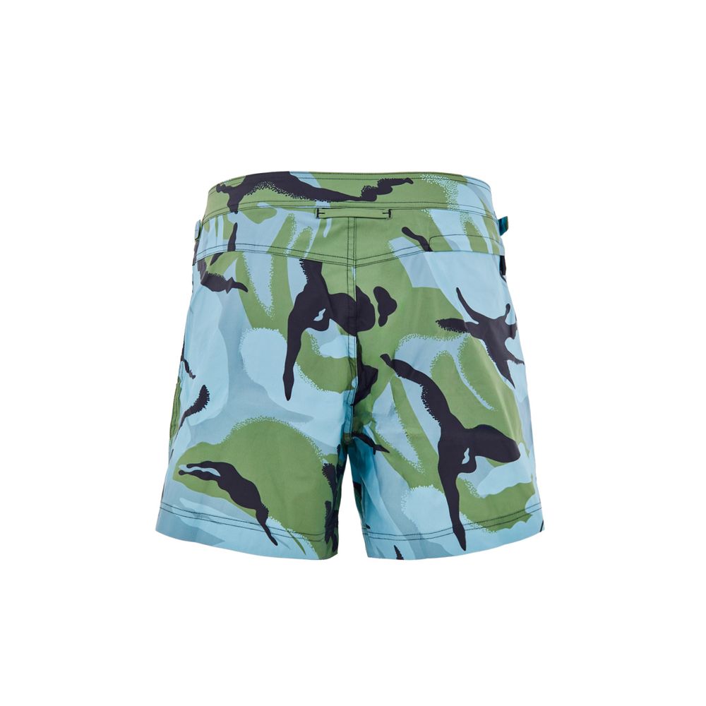 Multicolor Polyamide Swim Shorts
