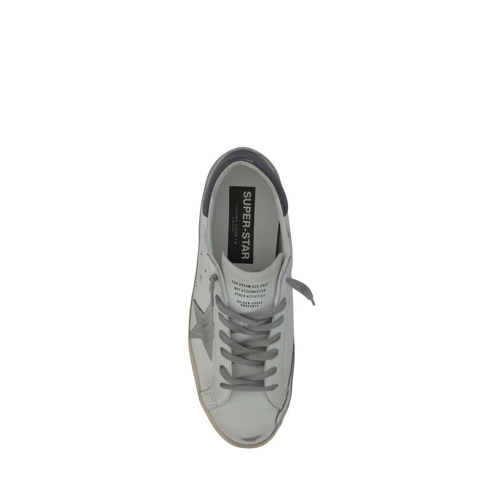 White Goatskin Low Top Sneakers