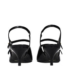 Black Leather Sandals