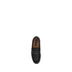 Black Calf Leather Bos Taurus Slip-On Loafers