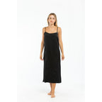 Black Acetate Nightgown